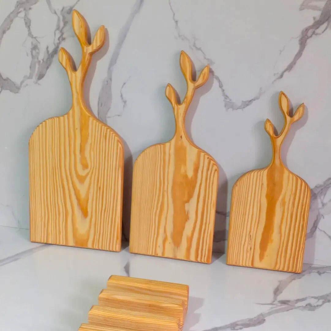 Tree Set Cutting and Serving Board