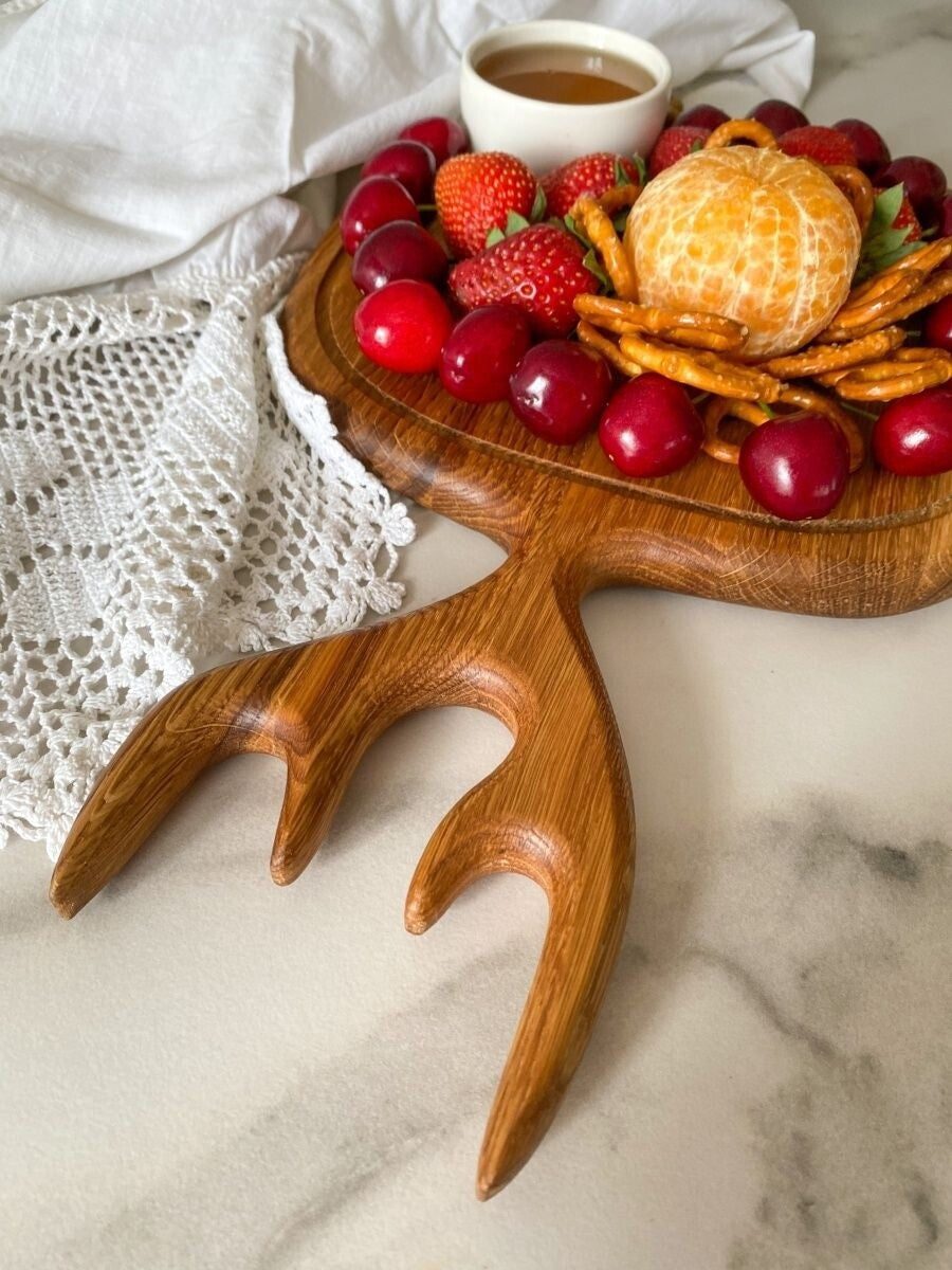 Deer Antlers 2 Cutting and Serving Board