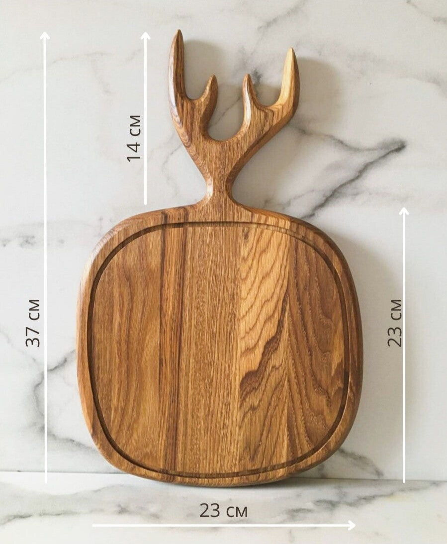 Deer Antlers 2 Cutting and Serving Board