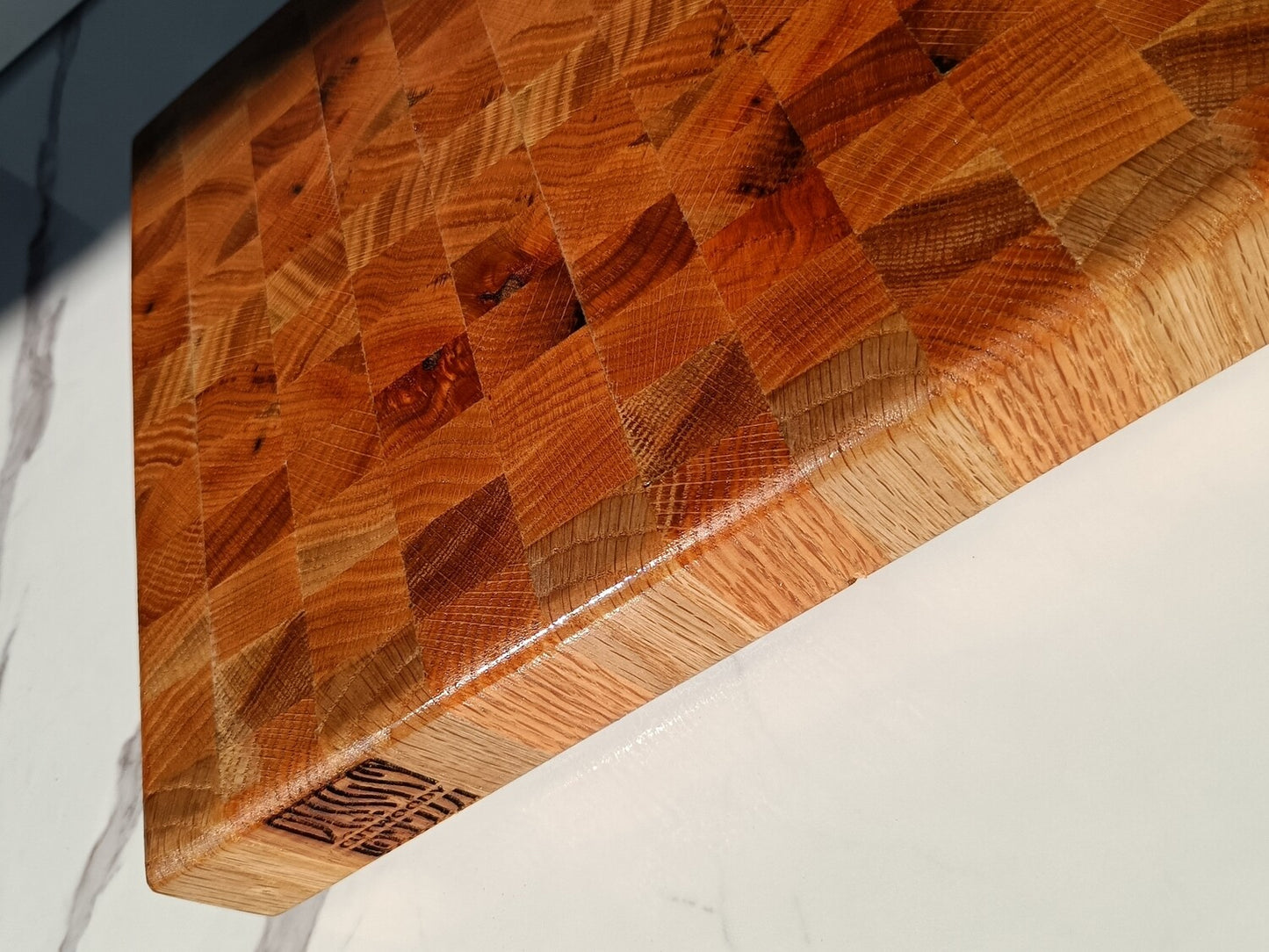 End Grain Oak Cutting Board