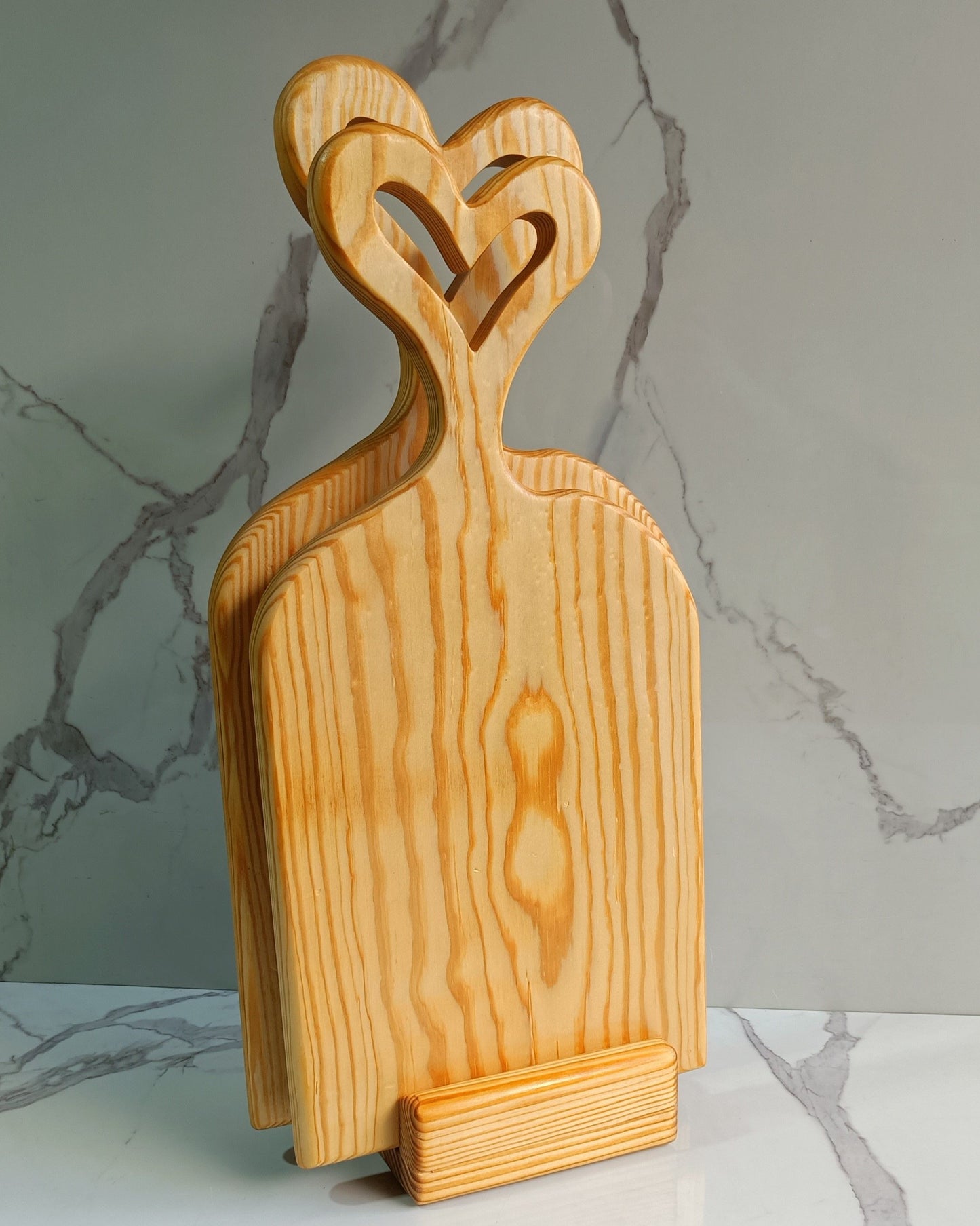 Heart Set Cutting and Serving Board
