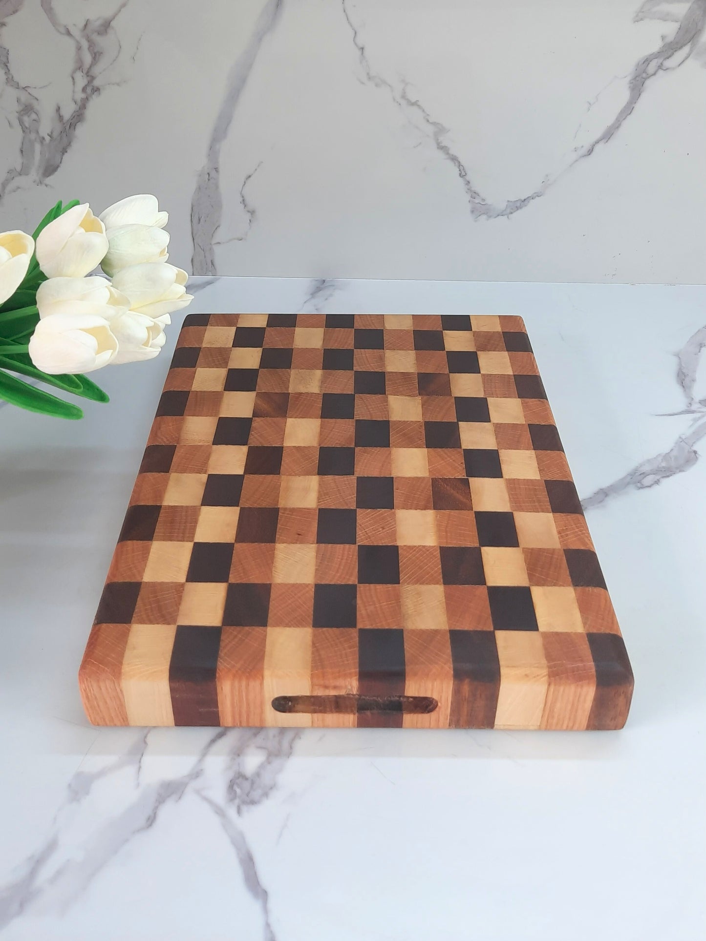 End-Grain MultiColor Cutting Board