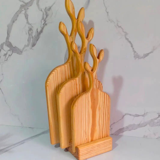Tree Set Cutting and Serving Board