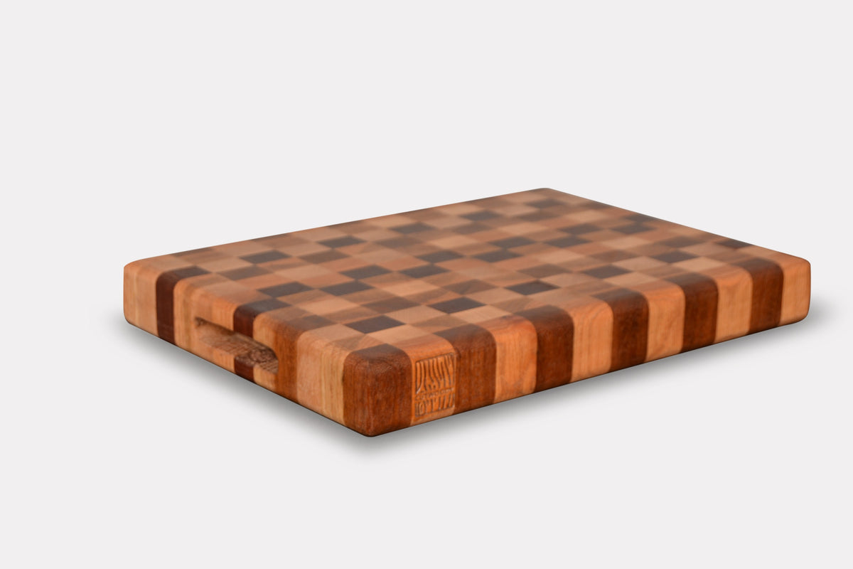 End Grain MultiColor Cutting Board