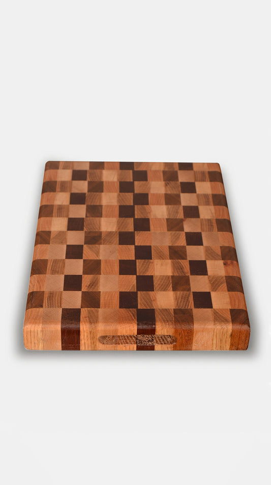 End Grain MultiColor Cutting Board