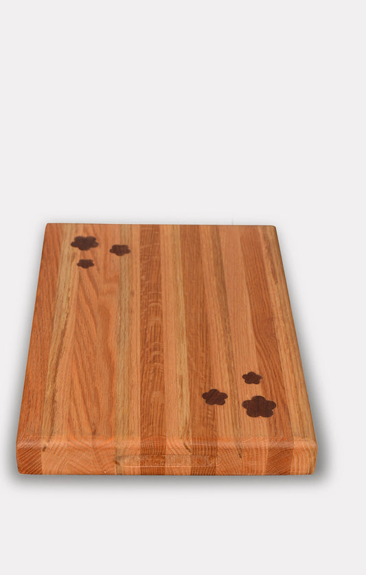 Edge Grain Red Flowers Double Face