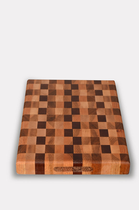 End Grain MultiColor Cutting Board