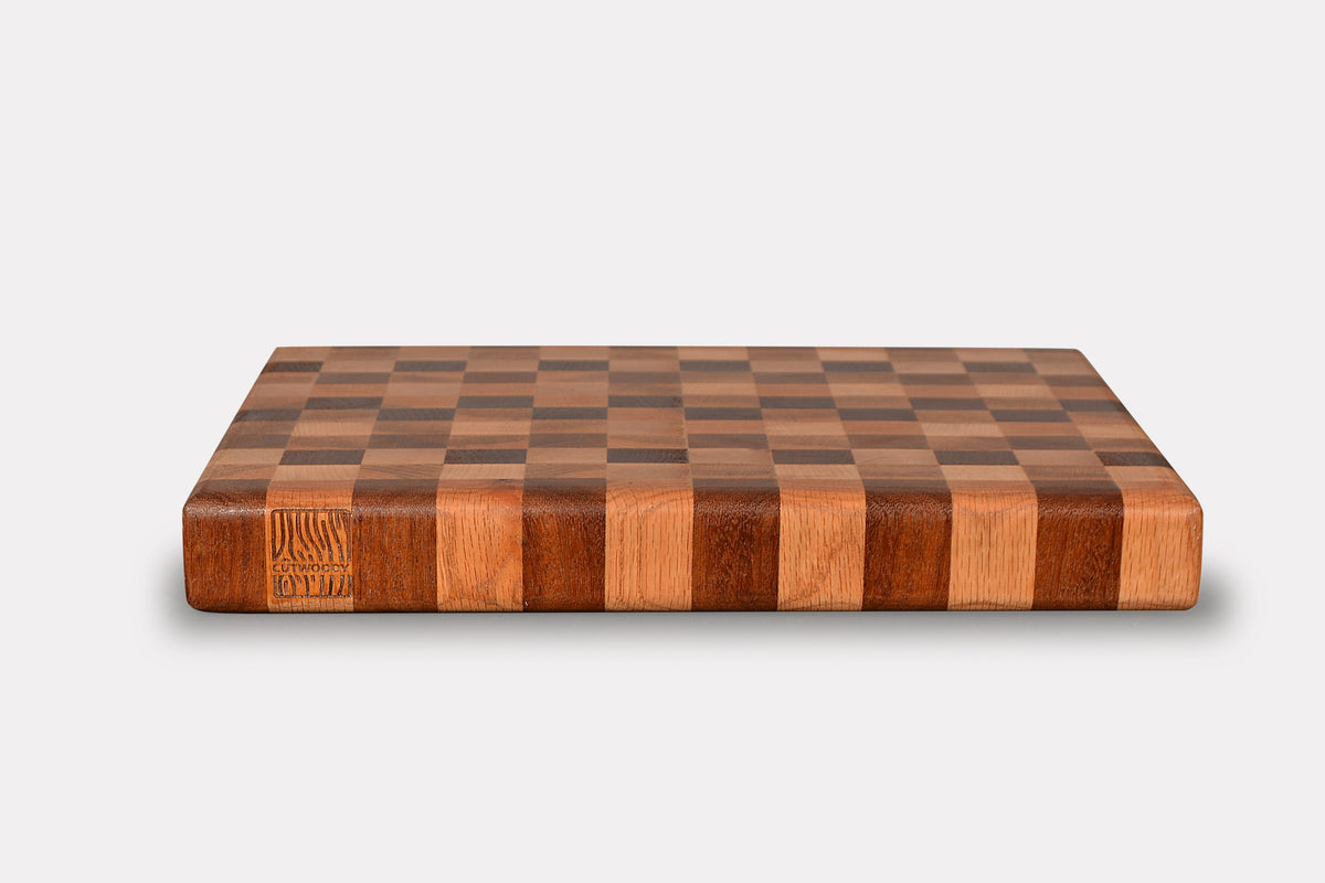 End Grain MultiColor Cutting Board