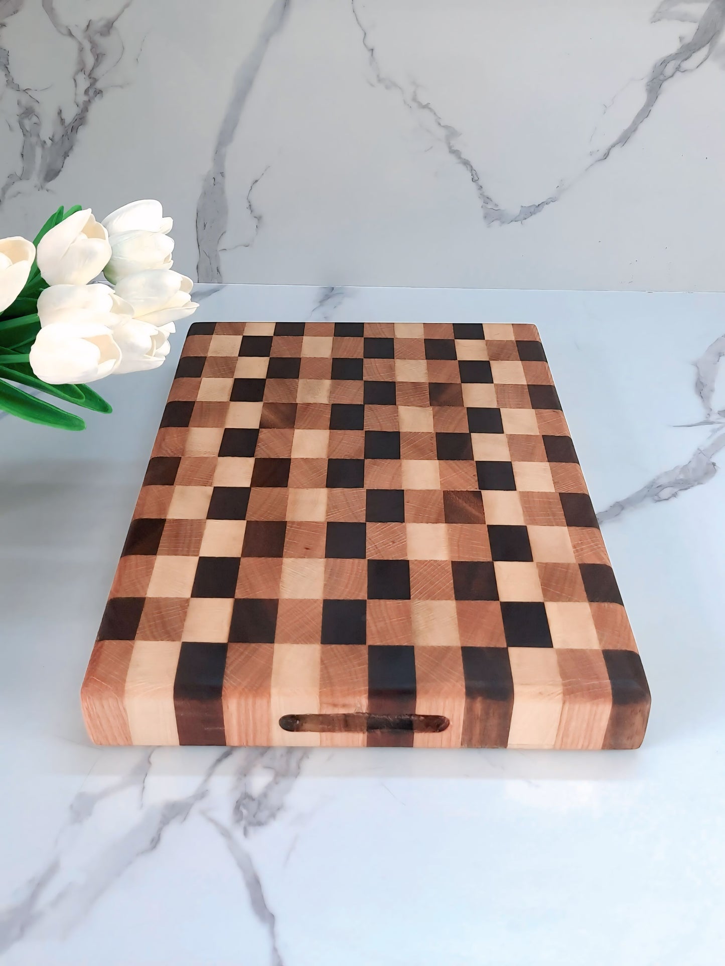 End-Grain MultiColor Cutting Board